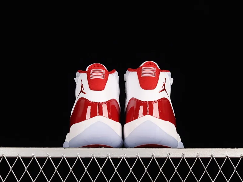 All categories Air Jordan Jordan series basketball shoes Air Jordan 11 Air Jordan 11 "Cherry" AJ11 Joe 11 cherry red genuine standard genuine carbon women's high-top basketball shoes 378038-116